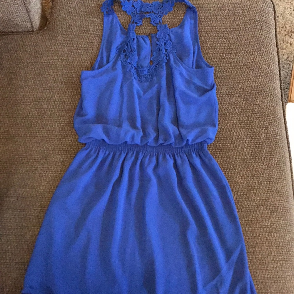 Casual blue dress
